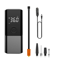 Compresseur d'air portable 12V 60W pour voiture, gonfleur de pneus électrique ABS avec affichage numérique 150psi, idéal pour les urgences