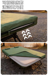 Cama de Camping Inflable de Doble Capa de Tela Oxford, Altura Ajustable, con Almohada, para Uso en Exteriores y Playa - Product Image 6