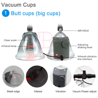 Machine de levage de fesses sous vide professionnelle corps à domicile façonnage des fesses élargissement tasse rehausseurs de sein sous vide thérapie par ventouses