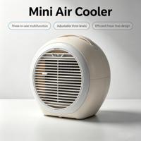 Mini ventilateur d'air évaporatif rechargeable par USB, ventilateur de réfrigération portable de bureau, faible bruit, pour intérieur, extérieur, camping, voyage
