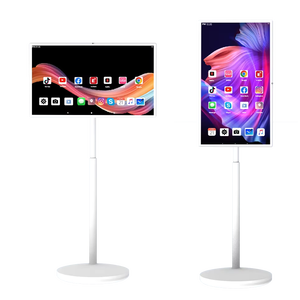 21.5-Inch All in One Touch Screen Wireless Mobile Stand HD Gym Home Use Smart Android <b>Portable</b> White Digital Board 21.5" - Product Image 3