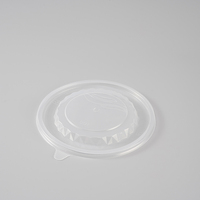 Bol rond en PP ondulé rouge et blanc, double couleur, résistant au micro-ondes, jetable, de qualité alimentaire, pour restaurant, provenant du Shandong