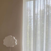 Cortinas de Tul Texturizado Personalizables para Dormitorios y Salas de Estar, Cortinas y Cenefas Premium