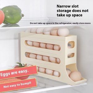 <span class=keywords><strong>Portauova</strong></span> in Plastica a 4 Livelli per <span class=keywords><strong>Frigorifero</strong></span>, Contenitore per Uova - Product Image 3
