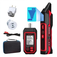 Détecteur de disjoncteurs rechargeable haute précision HEDAO NF-824 avec écran LCD, testeur de prises GFCI 90-230V AC pour circuits électriques