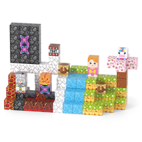 Vente en gros pour Amazon Best-seller Blocs de cube magnétique de scénario d'aventure Ensembles Blocs magnétiques de jeu interactifs parent-enfant