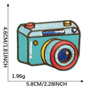 Nouvelles broderies thermocollantes, diverses écussons en forme d'appareil photo pour la décoration de vêtements et de sacs - Product Image 5