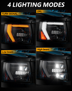 Nouveau phare <span class=keywords><strong>LED</strong></span> pour Chevrolet Silverado 1500 2007 2008 2009 2010 2011 2012 2013, phare <span class=keywords><strong>LED</strong></span> automatique pour accessoires Chevy - Product Image 2