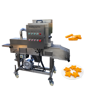 Máquina Automática <span class=keywords><strong>de</strong></span> Rebozado <span class=keywords><strong>de</strong></span> Acero Inoxidable <span class=keywords><strong>de</strong></span> Envío Rápido para Freidoras, Brochetas <span class=keywords><strong>de</strong></span> Verduras, Pasteles <span class=keywords><strong>de</strong></span> Carne y Pan Rallado - Product Image 3