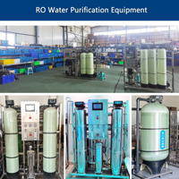 Machine de traitement de l'eau de 0,5 tonne par heure, système d'osmose inverse industriel, machine de purification de l'eau pour puits forés