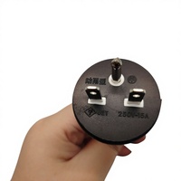 Kabel Konektor Daya DC AS Khusus 12V 7.5A IP68 Tahan Air Isolasi PVC Konduktor Tembaga Kabel Daya Rumah Tangga Industri
