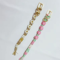 Collier pour chat et chien en macramé fait main, 100% coton, réglable, design floral élégant, vente du fabricant, collares para mascotas