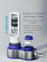 Purificateur d'eau pour robinet de cuisine, haute efficacité, purificateur d'eau pour la maison, filtres à eau pour la maison