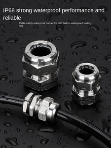 ตัวต่อสายเคเบิลทองเหลืองสแตนเลสสตีลปิดผนึก304โลหะคอนเนคเตอร์ต่อมสายเคเบิล IP68กันน้ำ - Product Image 6