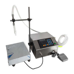 L36 büyük akış tartı kantitatif dağıtıcı sıvı deterjan alkol çamaşır deterjanı plastik şişeler dolum makinesi gıda - Product Image 2