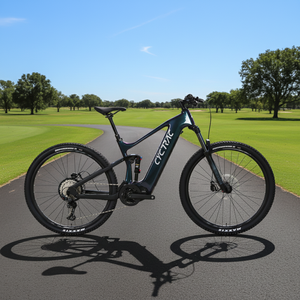 Vélo électrique tout-terrain à suspension intégrale CYCTRAC EM10, moteur central, fibre de carbone, 12 <span class=keywords><strong>vitesses</strong></span>, batterie lithium 48V 15Ah, transmission par moyeu central, très demandé - Product Image 1