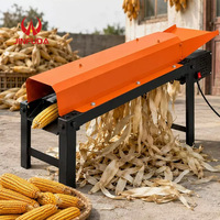Machine à décortiquer le maïs Husk Collection Box, équipée d'un processeur de grains