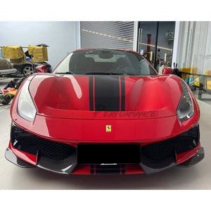 Đầy đủ tái trang bị Pista phong cách BodyKit khô sợi carbon xe body Kit cho FERRARI 488 GTB - Product Image 1
