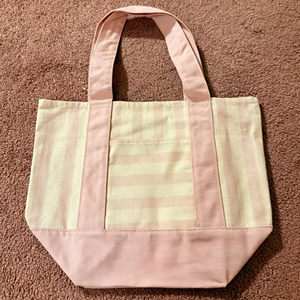 Bolsa de Compras de Lona Pequeña, Moderna y Ecológica, con Diseño a Rayas, para Llevar al Hombro - Product Image 6