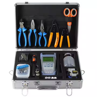 FTTH Fiber Optic Toolkit for Optical Installations Includes All Necessary Tools for Cable Cutting Terminal SC Optical Cleaver