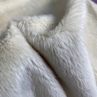 Tissu en microfibre ultra-doux 100% polyester DTY 5 mm, doublure en polyester, tissu décoratif pour vêtements et tapis