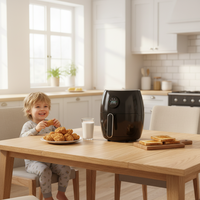 Promotion : Friteuse à air électrique sans huile, mécanique traditionnelle, rapide, haute qualité, 2L, mini-cuiseur domestique