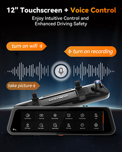 Wolfbox G900TriPro distributore paraurti versione 3 canali specchietto retrovisore <span class=keywords><strong>Dash</strong></span> <span class=keywords><strong>Cam</strong></span> 4k nero macchina fotografica con Gps - Product Image 6