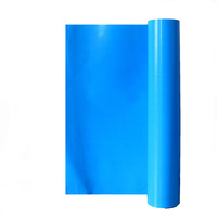 Bâche en PVC robuste pour inventaire, toile bleue anti-UV, imperméable, rouleau de plastique de qualité