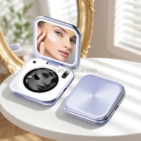 Miroir de Maquillage LED Intelligent à Détection UV avec IA, Portable et Compact, Modèle 2026, Conçu pour les Routines de Beauté Modernes
