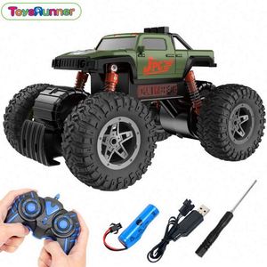High Metal Professional 2.4G USB Cable Included Remote <b>Control</b> Truck Twisting Stunt <b>RC</b> Car LED Lights 10 Channels 50m Range - Product Image 2
