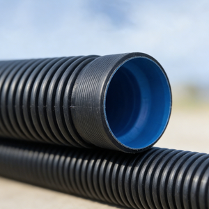 ระบบท่อ HDPE แบบสองชั้นขนาดใหญ่ที่ได้รับการปรับปรุงเพื่อการชลประทานทางการเกษตรและพื้นที่เพาะปลูกที่มีความจุสูง - Product Image 1