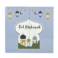 Muslimische Dekorationen 2025 Kinder Ramadan Geschenkboxen Schokoladenverpackung Ramadan Kalenderbox Eid Countdown 30 Tage Adventskalender