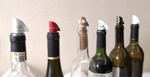 Vertedor de <span class=keywords><strong>Vino</strong></span> y Discos Antiderrames, Vertedor de <span class=keywords><strong>Vino</strong></span> y Whisky de Aluminio, Discos Reutilizables Ultrafinos, Personalizables - Product Image 2