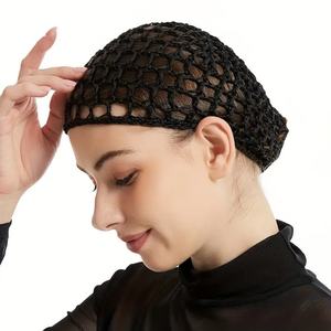 Gorros de malla de ganchillo para mujer, gorro de dormir, turbante, gorro para la noche - Product Image 3