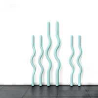 Barre de musculation à double extrémité, équipement de musculation, barre courbée enveloppée de silicone, barre de musculation en silicone, barre de musculation incurvée à double extrémité