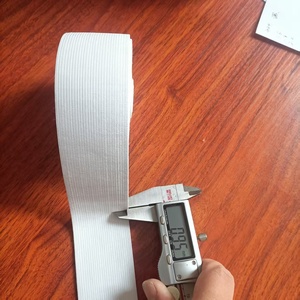 3.0cm xương cá Crochet ban nhạc đàn hồi Latex + polyester thân thiện với môi trắng đen Y Tế Bảo vệ thiết bị sản xuất vải - Product Image 6