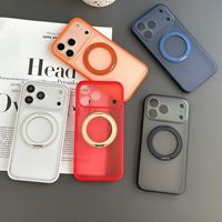 Étui de téléphone en PC rigide pour iPhone 18 Pro Max, coque de téléphone portable magnétique robuste pour iPhone 17 Pro 16 15 LM061