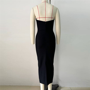 Vestido de Fiesta de Noche Romántico, Vestido de Satén Plisado Natural, Halter Alto, Color Sólido, Manga Larga, Diseño Personalizado, Novedad - Product Image 3