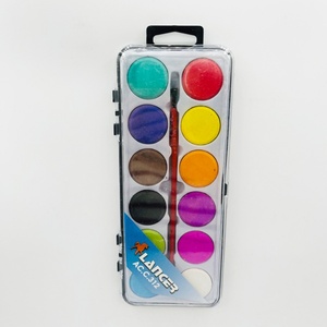 Juego de Acuarelas Sólidas de 12 Colores, Pigmentos Brillantes y Duraderos, Económico de Fábrica, para Estudiantes - Product Image 5