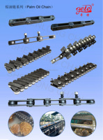 Chaîne porte-canne en acier allié Gete, pas de 152,4 mm, 40Cr, pour sucre et huile de palme, 4/6 pouces, grenaillage, résistance à la traction de 550 kN