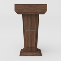 Meubles de théâtre modernes en gros, pupitre professionnel en bois, podium d'église, estrade pour université, église, salle de conférence, salle de cours