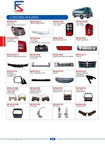 กันชนหน้าสำหรับรถยนต์มิตซูบิชิ แอล300 / เดลิก้า ปี 2002 อะไหล่รถยนต์ - Product Image 4