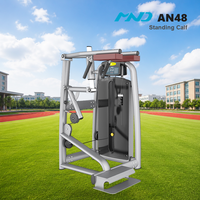 Machine à fessiers verticalisée MND AN48 très demandée pour la musculation des mollets, idéale pour les salles de sport commerciales et centres de fitness, durable