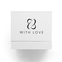 Boîte en carton personnalisée de qualité supérieure avec couvercle rabattable pour coffret cadeau de bougies de Noël