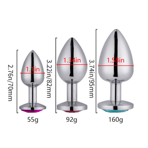 Sexbay <span class=keywords><strong>Aluminium</strong></span>-Legierung Analplug Expander 100% Wasserdicht CE-Zertifiziert Erwachsenen-Sexspielzeug für Männer und Frauen - Product Image 3