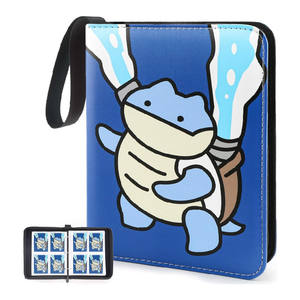Album de cartes à collectionner premium sur le thème des tortues, avec pochettes amovibles pour cartes de jeu Pokémon, <span class=keywords><strong>support</strong></span> de cartes, classeur de cartes - Product Image 1