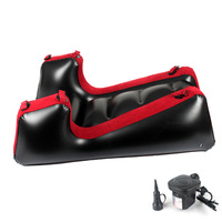 Lit, Fauteuil et Coussin Gonflable Multi-Fonctions Portable et Pliable, Repose-Jambes pour un Soutien Confortable