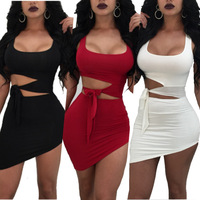 Hohe qualität großhandel frauen drop schiff zwei-stück set sexy weibliche kleidung damen kleidung verkauf