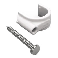Clip de câble tailles rondes 4-14mm ligne de grille téléphonique à large bande clou boucle fixe accepter personnalisé