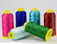 Fils de soie à broder 108 120 D, 5000 M, 100 Polyester, Machine pour broder le fil de soie, Stock de fabrication